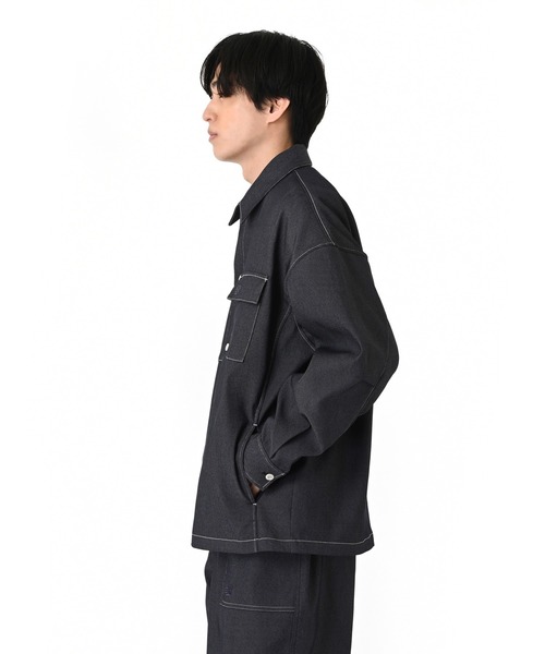 NEW BALANCE（ニューバランス）の「デニムジャケット（デニムジャケット・メンズ・ネイビー・SMALL/MEDIUM/LARGE/X-LARGE/XX-LARGE）」の5枚目の写真