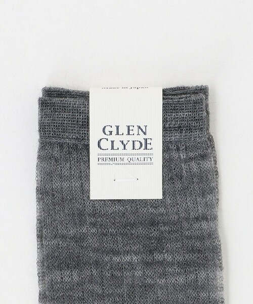 green label relaxing（グリーンレーベルリラクシング）の「＜GLEN CLYDE＞シアー ソックス / 靴下（ソックス/靴下・レディース・グレー系/ライトブルー・FREE）」の4枚目の写真