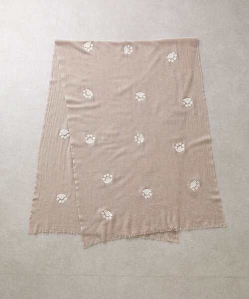 BEARDSLEY(ビアズリー)の「《CITRUS》ドッグ刺繍ストール(ストール/ショール・レディース・ベージュ・FREE)」の8枚目の写真
