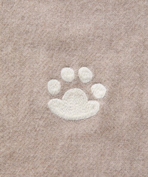 BEARDSLEY(ビアズリー)の「《CITRUS》ドッグ刺繍ストール(ストール/ショール・レディース・ベージュ・FREE)」の9枚目の写真