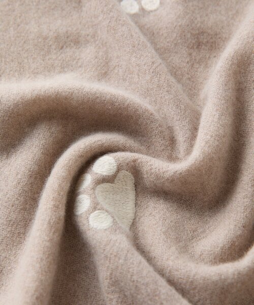 BEARDSLEY(ビアズリー)の「《CITRUS》ドッグ刺繍ストール(ストール/ショール・レディース・ベージュ・FREE)」の11枚目の写真