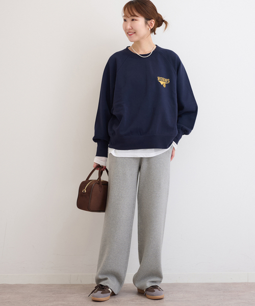 JOURNAL STANDARD relume(ジャーナルスタンダード レリューム)の「ニットストレートパンツ(その他パンツ・レディース・ライトグレー/ブラック/アイボリー・FREE)」の10枚目の写真