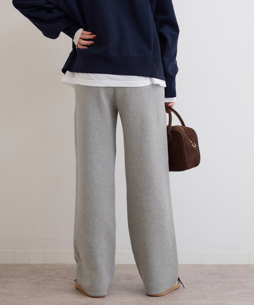 JOURNAL STANDARD relume(ジャーナルスタンダード レリューム)の「ニットストレートパンツ(その他パンツ・レディース・ライトグレー/ブラック/アイボリー・FREE)」の17枚目の写真