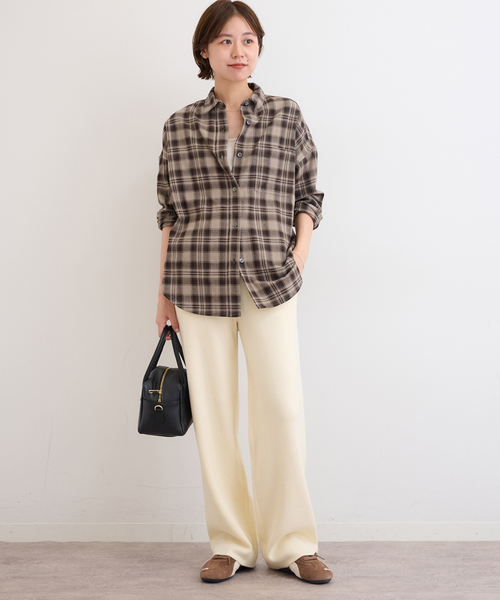 JOURNAL STANDARD relume(ジャーナルスタンダード レリューム)の「ニットストレートパンツ(その他パンツ・レディース・ライトグレー/ブラック/アイボリー・FREE)」の18枚目の写真