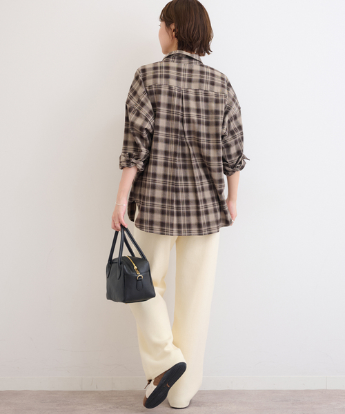 JOURNAL STANDARD relume(ジャーナルスタンダード レリューム)の「ニットストレートパンツ(その他パンツ・レディース・ライトグレー/ブラック/アイボリー・FREE)」の20枚目の写真