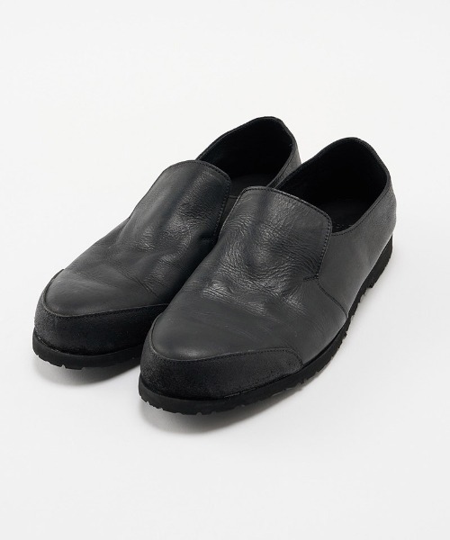 wjk（ダヴルジェイケイ）の「mko13194- combination slip-on shoes スリッポンシューズ(8994 bt51h)（スリッポン・メンズ・ブラック・41/42/43）」の19枚目の写真