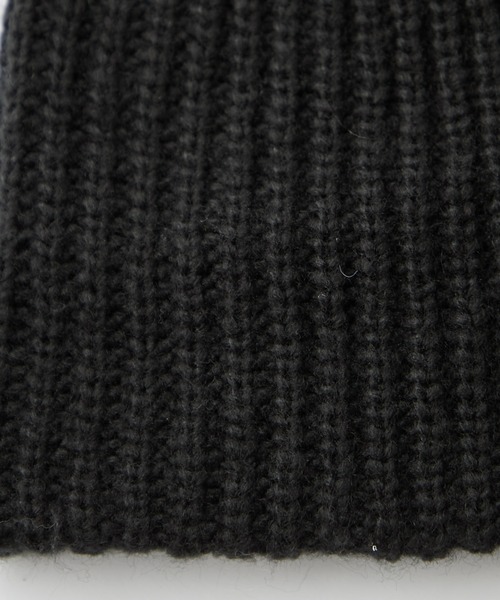 CIAOPANIC TYPY（チャオパニックティピー）の「太リブニットビーニー（ニットキャップ/ビーニー・レディース・ブラウン/ブラック/サックスブルー/オフホワイト/グレー・ONE SIZE）」の15枚目の写真