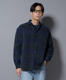モールチェックシャツ 長袖