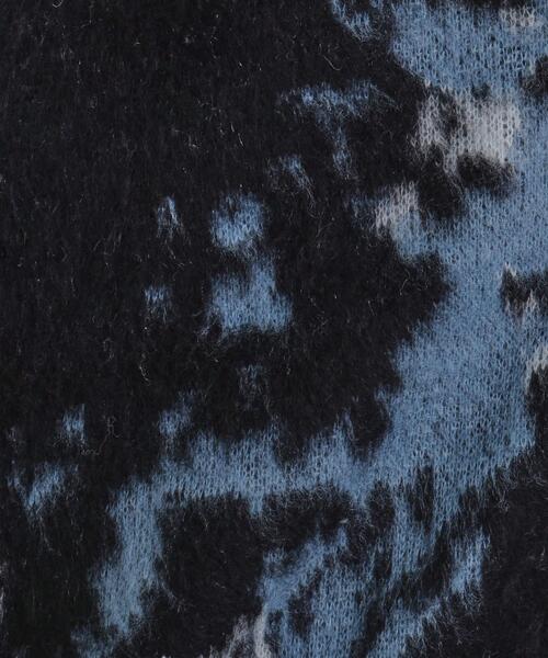 tk.TAKEO KIKUCHI（ティーケータケオキクチ）の「ルーズシルエットアブストラクトシャギーニットプルオーバー（ニット/セーター・メンズ・オフホワイト/ブラウン系その他/ブラック・01/02/03）」の11枚目の写真