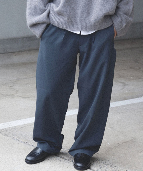 BAL(バル)の「BAL / バル STRAIGHT LEG STRECH CURV POCKET PANT(その他パンツ・メンズ・ブラック/チャコールグレー・1/2)」の1枚目の写真