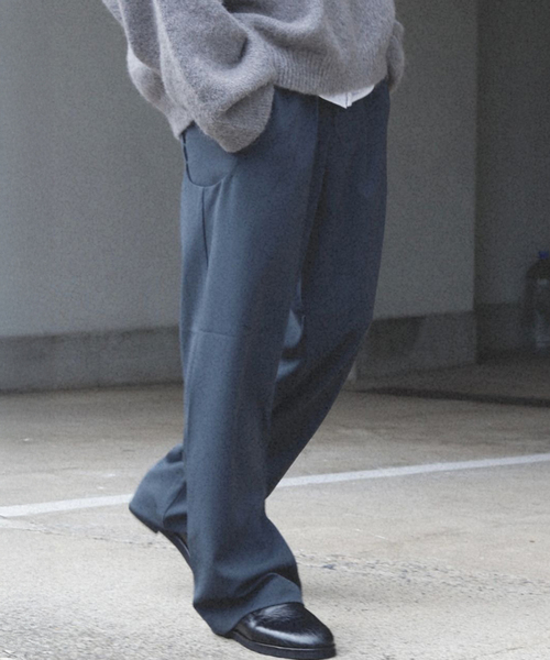 BAL(バル)の「BAL / バル STRAIGHT LEG STRECH CURV POCKET PANT(その他パンツ・メンズ・ブラック/チャコールグレー・1/2)」の4枚目の写真