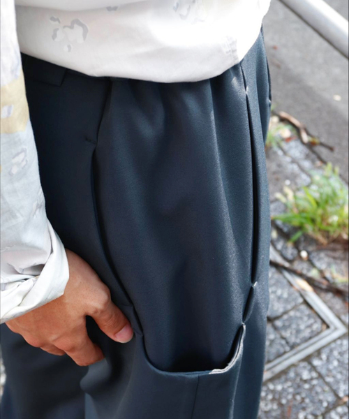 BAL(バル)の「BAL / バル STRAIGHT LEG STRECH CURV POCKET PANT(その他パンツ・メンズ・ブラック/チャコールグレー・1/2)」の11枚目の写真