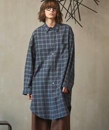 《UNISEX》【Italian Dead Stock Fabric】Prime-Over Maxi Shirts Coat/プライムオーバーマキシシャツコート【MAISON SPECIAL/メゾンスペシャル】