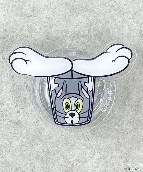 Tom&Jerry(トムアンドジェリー)の「【公式】TOM and JERRY スマホグリップ(スマホグッズ・レディース・ブラウン/ライトグレー/その他1/その他2/グレー・FREE)」の1枚目の写真