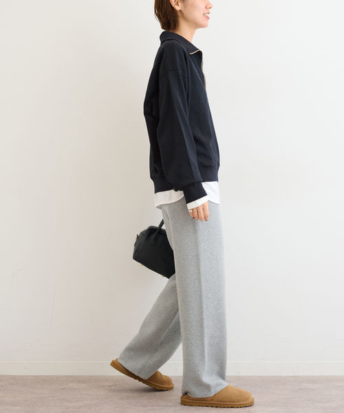 JOURNAL STANDARD relume(ジャーナルスタンダード レリューム)の「ハーフジップライトスウェット(Tシャツ/カットソー・レディース・ネイビー/ボルドー・FREE)」の20枚目の写真
