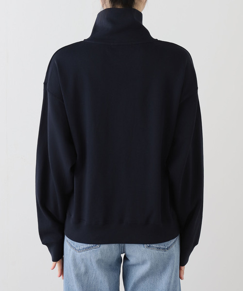 JOURNAL STANDARD relume(ジャーナルスタンダード レリューム)の「ハーフジップライトスウェット(Tシャツ/カットソー・レディース・ネイビー/ボルドー・FREE)」の10枚目の写真