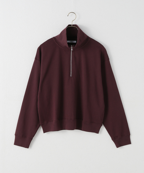 JOURNAL STANDARD relume(ジャーナルスタンダード レリューム)の「ハーフジップライトスウェット(Tシャツ/カットソー・レディース・ネイビー/ボルドー・FREE)」の16枚目の写真