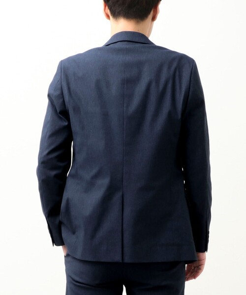 NOLLEY'S LIGHT(ノーリーズライト)の「《ビジカジ/セットアップ対応》サーモウォーカードビー ジャケット(テーラードジャケット・メンズ・ダークネイビー/インディゴブルー・M/L/XL)」の5枚目の写真