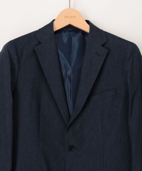 NOLLEY'S LIGHT(ノーリーズライト)の「《ビジカジ/セットアップ対応》サーモウォーカードビー ジャケット(テーラードジャケット・メンズ・ダークネイビー/インディゴブルー・M/L/XL)」の14枚目の写真