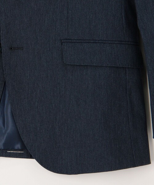 NOLLEY'S LIGHT(ノーリーズライト)の「《ビジカジ/セットアップ対応》サーモウォーカードビー ジャケット(テーラードジャケット・メンズ・ダークネイビー/インディゴブルー・M/L/XL)」の17枚目の写真
