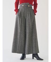 LAGUNAMOON | ウールブレンドツイードワイドパンツ(その他パンツ)
