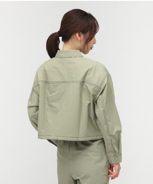 PUMA(プーマ)の「プーマ PUMA AUTUMN ウーブン LS シャツ JKT(シャツ/ブラウス・レディース・ブラウン/グリーン/ブラック・M/L)」の7枚目の写真