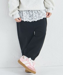 pairmanon | 【サラッとスウェット】レース付き バルーン 裏毛スウェットパンツ(スウェットパンツ)