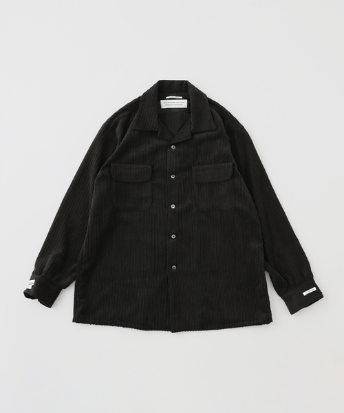 Couture d'adam（クチュールドアダム）の「COUTURE D’ADAM (クチュール ド アダム) Corduroy Surf Shirt（シャツ/ブラウス・メンズ・ブラック/ベージュ・40/42）」の2枚目の写真