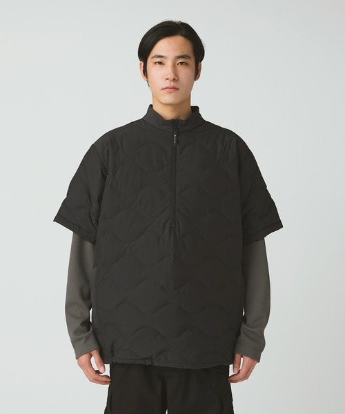Snow Peak（スノーピーク）の「Snow Peak / Seamless Quilted Down Pullover  シームレスキルティングダウンプルオーバー（ダウンジャケット/コート・メンズ・ブラック/オリーブ・S/M/L/XL）」の8枚目の写真