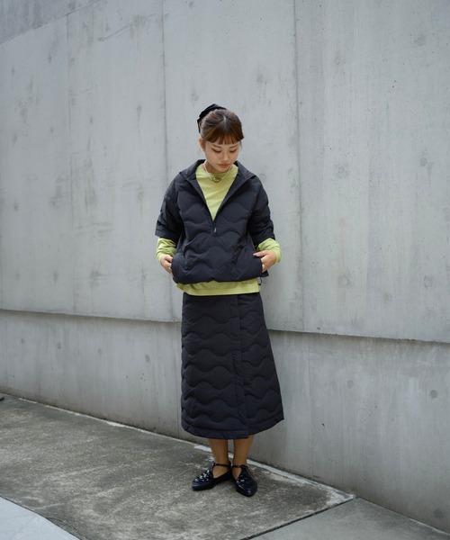 Snow Peak（スノーピーク）の「Snow Peak / Seamless Quilted Down Pullover  シームレスキルティングダウンプルオーバー（ダウンジャケット/コート・メンズ・ブラック/オリーブ・S/M/L/XL）」の11枚目の写真