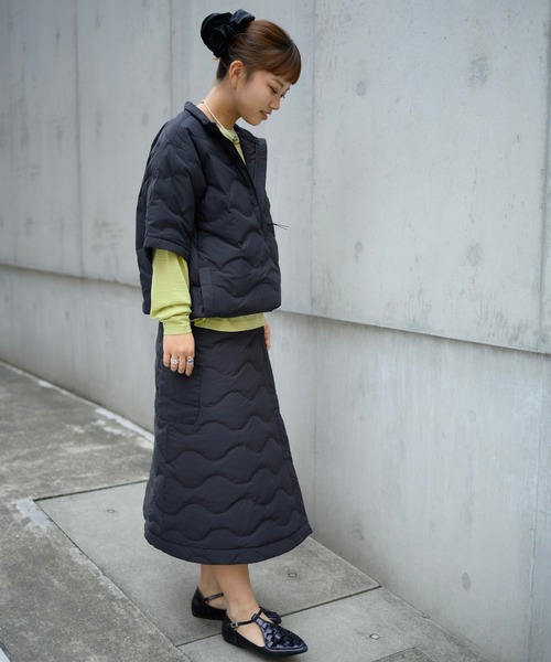 Snow Peak（スノーピーク）の「Snow Peak / Seamless Quilted Down Pullover  シームレスキルティングダウンプルオーバー（ダウンジャケット/コート・メンズ・ブラック/オリーブ・S/M/L/XL）」の12枚目の写真