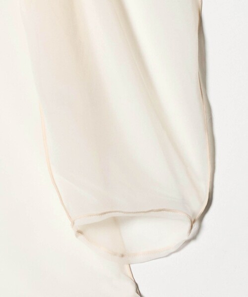 ASTRAET（アストラット）の「＜ASTRAET＞ シアー パフスリーブカットソー（Tシャツ/カットソー・レディース・ナチュラル/ブラック・FREE）」の5枚目の写真