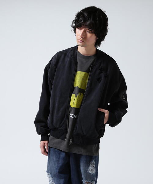 セール】FR(13)NDS /フレンズ/SWEAT Bone Bomber Jacket（MA-1）｜FR