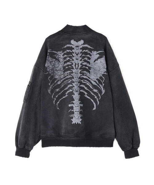 FR(13)NDS(フレンズ)の「FR(13)NDS /フレンズ/SWEAT Bone Bomber Jacket(MA-1・メンズ・ブラック・L/M)」の12枚目の写真