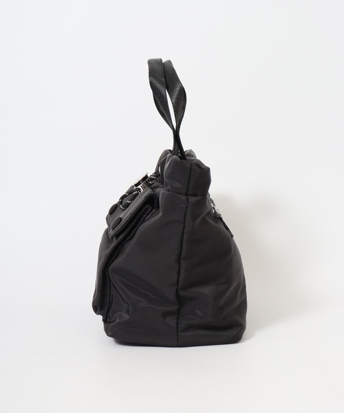 crossi（クロッシー）の「Crossi BIGポケット付ナイロン2WAYバッグ Nylon（トートバッグ・レディース・ブラック/カーキ・FREE）」の8枚目の写真