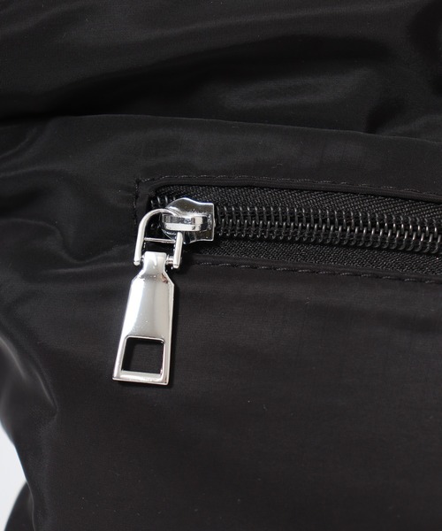 crossi（クロッシー）の「Crossi BIGポケット付ナイロン2WAYバッグ Nylon（トートバッグ・レディース・ブラック/カーキ・FREE）」の10枚目の写真