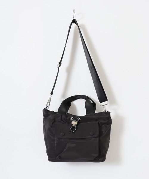 Crossi BIGポケット付ナイロン2WAYバッグ Nylon（トートバッグ