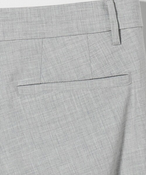 A DAY IN THE LIFE UNITED ARROWS(アデイインザライフユナイテッドアローズ)の「セミフレア 1プリーツ ワイドスラックス<A DAY IN THE LIFE>(スラックス・メンズ・ライトグレー/ブラック・L/M)」の4枚目の写真