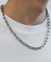 BENUSTA（ベヌスタ）の「A'GEM/9 × .kom 『BENUSTA/べネスタ』Heavy Link Necklace /ヘビーリンクネックレス（ネックレス）」