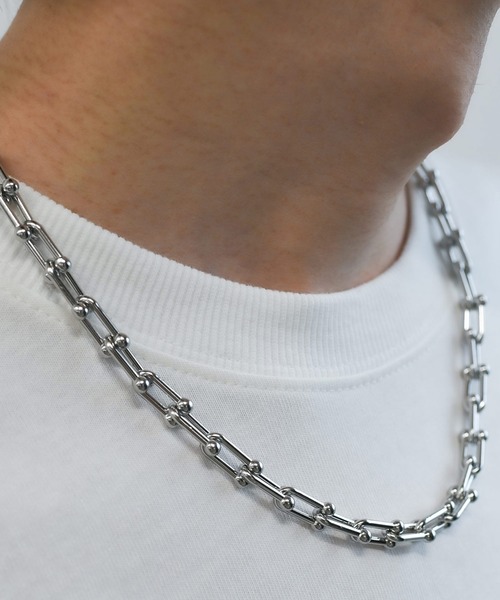 A'GEM/9 × .kom 『BENUSTA/ベヌスタ』Heavy Link Necklace /ヘビー