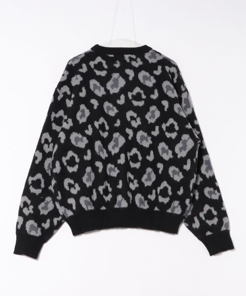8(eight)(エイト)の「レオパードジャガードニットセーター(ニット/セーター・メンズ・ブラック/グレー/ベージュ・MEDIUM/LARGE)」の4枚目の写真