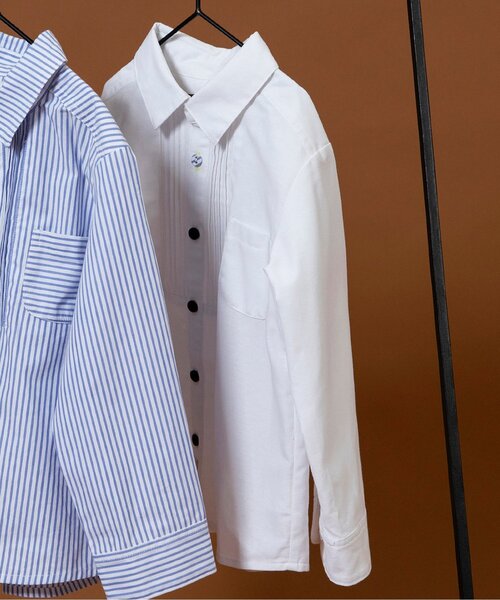 ジュニア対応】フォーマルピンタックレギュラーカラーシャツ（シャツ