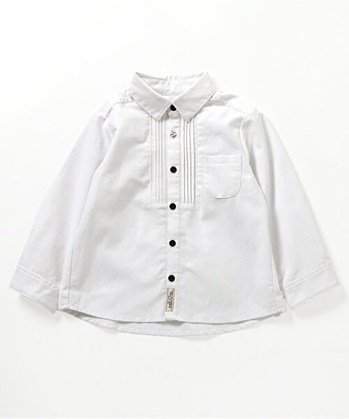 BREEZE(ブリーズ)の「【ジュニア対応】フォーマルピンタックレギュラーカラーシャツ(シャツ/ブラウス・キッズ・オフホワイト/ストライプ・90/100/110/120/130)」の17枚目の写真