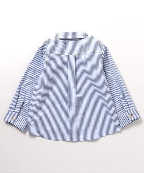 BREEZE(ブリーズ)の「【ジュニア対応】フォーマルピンタックレギュラーカラーシャツ(シャツ/ブラウス・キッズ・オフホワイト/ストライプ・90/100/110/120/130)」の14枚目の写真