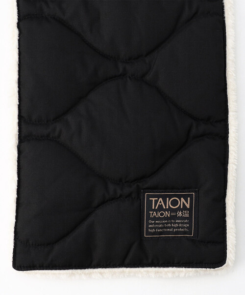 FREAK'S STORE(フリークスストア)の「限定展開 TAION/タイオン MILITARY REVERSIBLE DOWN SCARF/ミリタリー リバーシブル ダウン スカーフ (ダウン・ボア)(マフラー・レディース・チャコールグレー/ブラック/オリーブ/ベージュ・ONE SIZE)」の18枚目の写真