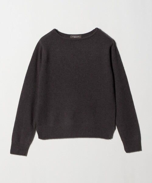 A DAY IN THE LIFE UNITED ARROWS(アデイインザライフユナイテッドアローズ)の「へアリー ボートネックニット <A DAY IN THE LIFE>(ニット/セーター・レディース・ケリーグリーン/オレンジ/ダークグレー・FREE)」の2枚目の写真