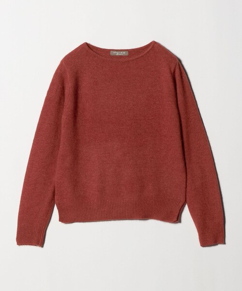 A DAY IN THE LIFE UNITED ARROWS(アデイインザライフユナイテッドアローズ)の「へアリー ボートネックニット <A DAY IN THE LIFE>(ニット/セーター・レディース・ケリーグリーン/オレンジ/ダークグレー・FREE)」の14枚目の写真