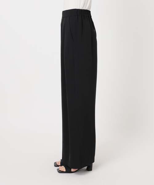 B.C STOCK(ベーセーストック)の「《追加3》【WEB限定】ウォッシャブル / タックワイドパンツ(スラックス・レディース・ブラック/ベージュ/ブラウン・SMALL/MEDIUM)」の18枚目の写真