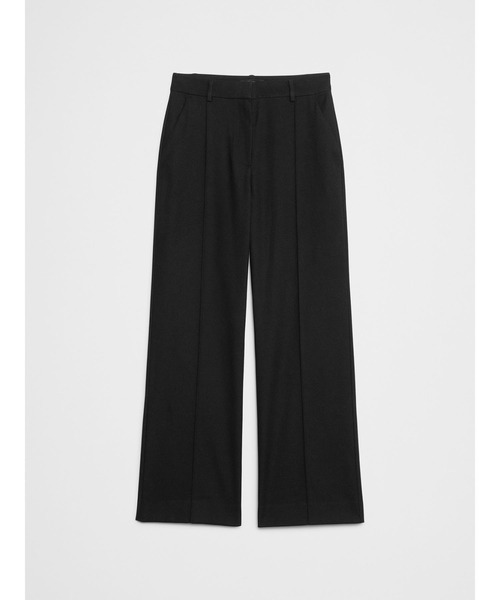 BANANA REPUBLIC FACTORY STORE(バナナリパブリック ファクトリーストア)の「BANANA REPUBLIC FACTORY STORE ワイドレッグ ウルトラハイライズ ブラッシュド ピンタックパンツ(その他パンツ・レディース・ブラック/アイボリー/ネイビー/ベージュ・2/0/8/6/4)」の11枚目の写真