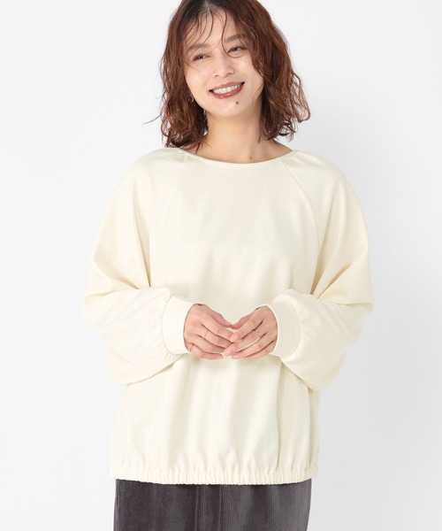 studio CLIP(スタディオクリップ)の「ダブルフロントタックポンチプルオーバー(Tシャツ/カットソー・レディース・ブラック/アイボリー/ブラウン・FREE)」の8枚目の写真